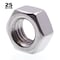 Prime-Line Machine Screw Hex Nuts, Metric, M5-0.80, Grade A2-70 Stainless Steel (25 Pack) 9120324 - alternate 2